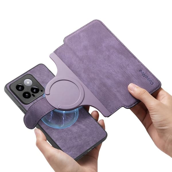 CASENEO Xiaomi 14 Plånboksfodral Konstläder - Lila