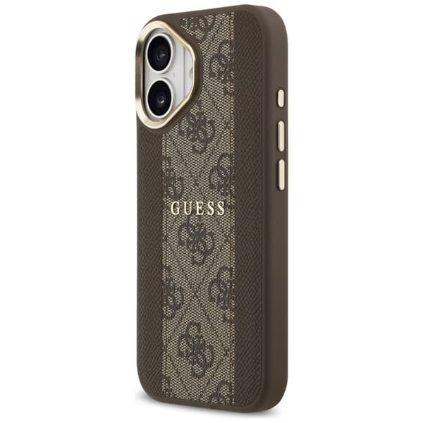 Guess iPhone 17 Magsafe Stripe Telefontaske - Brun Brun