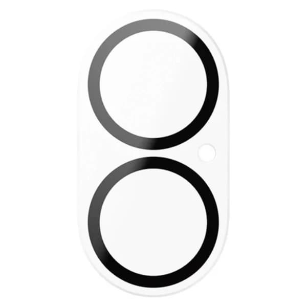 PanzerGlass iPhone 16/16 Plus Kameralinsskydd Härdat Glas Svart
