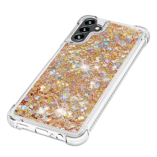 Galaxy A54 5G mobiilisuojus YB Quicksand Glitter TPU - kulta