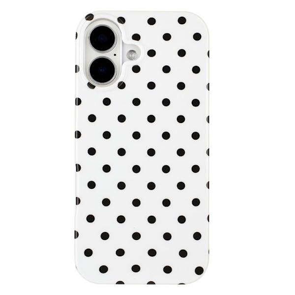 Mobilskal till iPhone 17 Dot Design Imd Tpu - Vit Vit