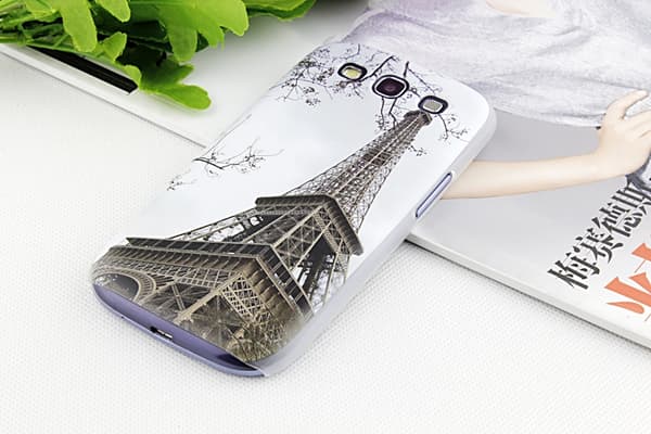 Kotelo Samsung Galaxy S3 i9300 - Eiffel-torni Pariisi Mönster