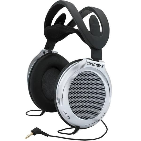 KOSS Hovedtelefoner UR40 Over-Ear - Sølv Silver
