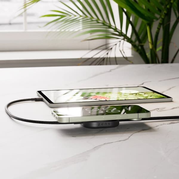ZENS Laddkabel USB-C Pro 2 Qi2 Svart