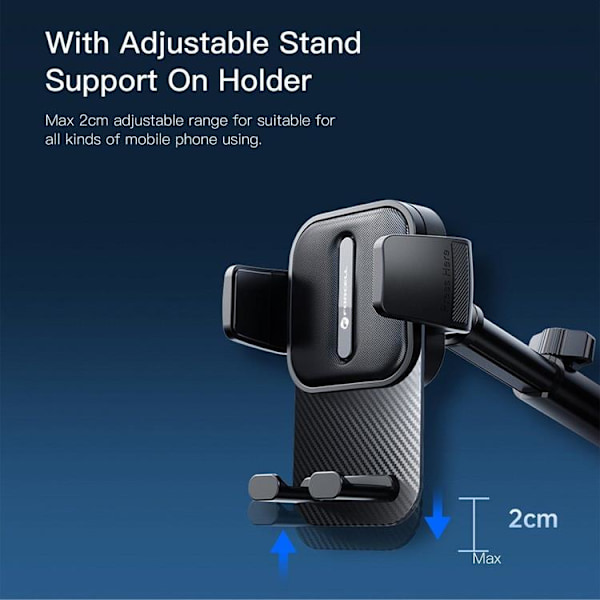 Forcell Bilhållare Magnetic F-Grip Guardian - Svart Svart