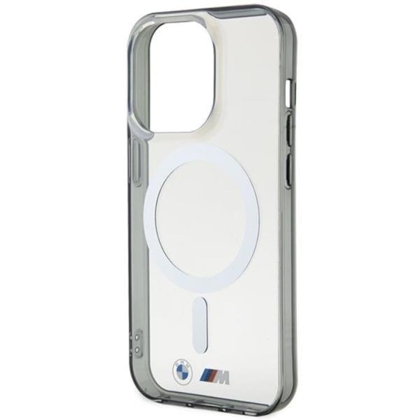 BMW Mobilskal till iPhone 14 Pro Max Magsafe Silver Ring - Transparent Transparent