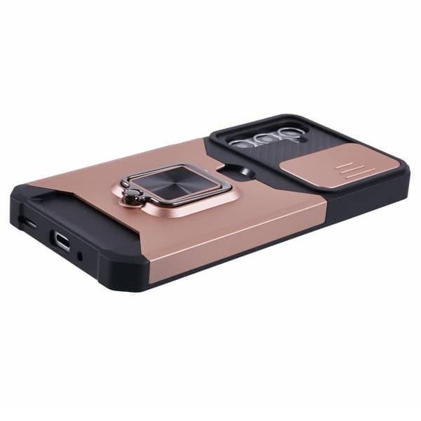 Mobilskal för Samsung Galaxy S26 Plus Kickstand PC + TPU - Roséguld