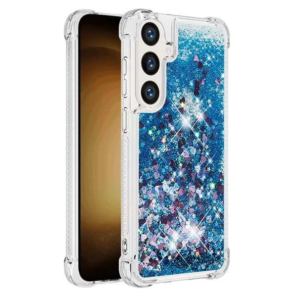 Mobilskal för Samsung Galaxy S26 Plus TPU Glitter Shockproof - Blå