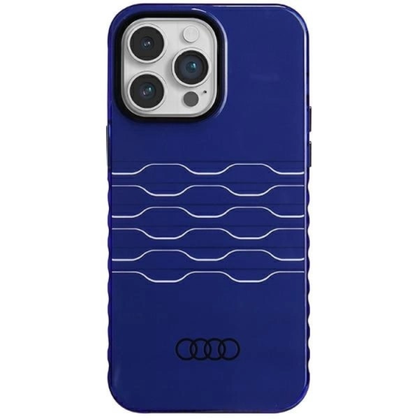 Audi iPhone 14 Pro Max matkapuhelimen suojakuori Magsafe IML - sininen
