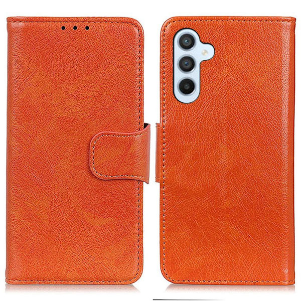 Plånboksfodral för Samsung Galaxy S26 Plus Äkta läder - Orange