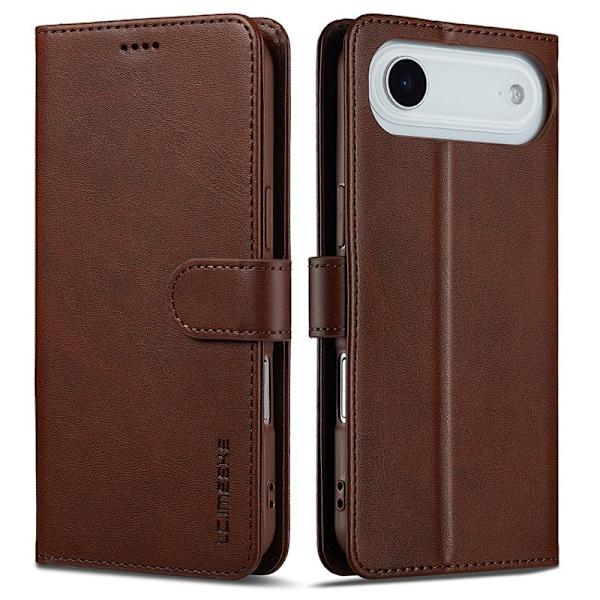 LC.IMEEKE iPhone Air Plånboksfodral Konstläder - Brun