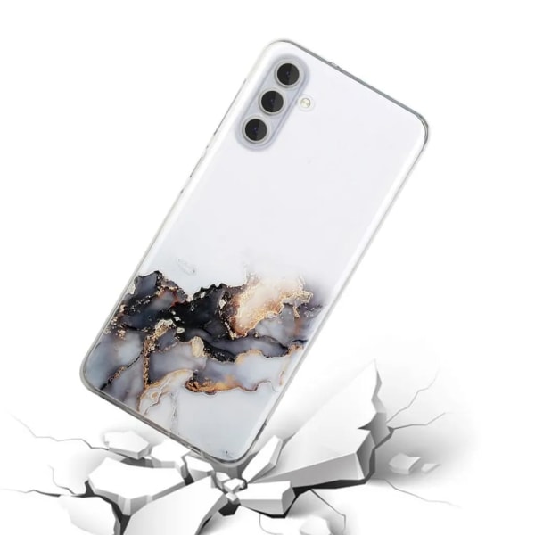 Galaxy S23 Marble Mobilcover - Sort