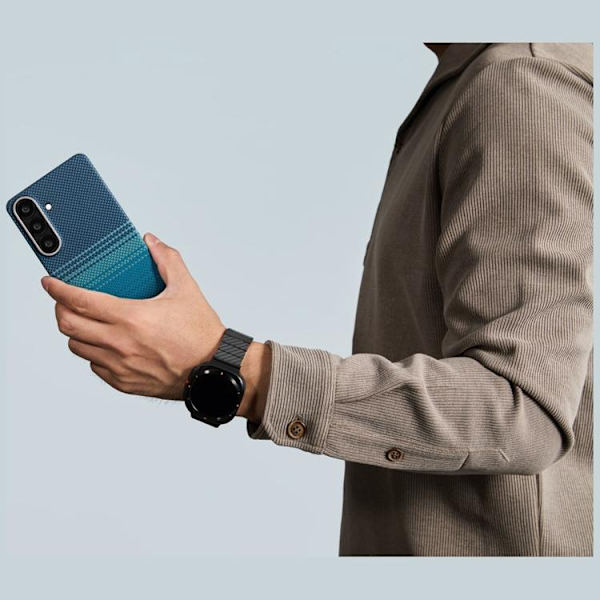 PITAKA Mobilskal För Galaxy S26 Plus MagSafe Edge - Moonrise Blå