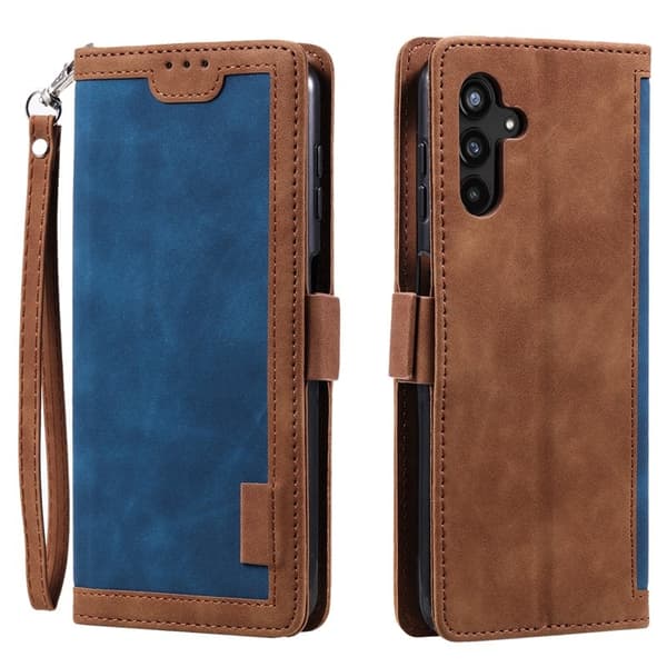 Samsung Galaxy S26+ Plånboksfodral RFID-Skydd Konstläder Ställ - Blå