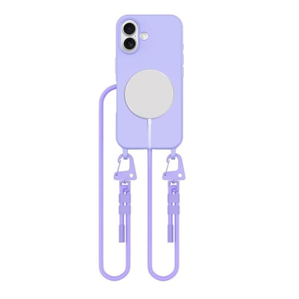 Tech-Protect iPhone 16 telefon halskædebetræk Magsafe - Lavendel Lila