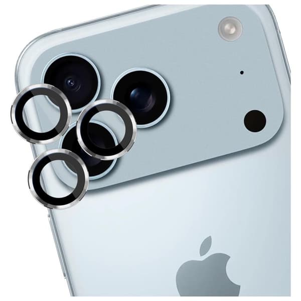 3MK iPhone 17 Pro Max/17 Pro Kameralinsskydd Härdat Glas Lens Pro Silver