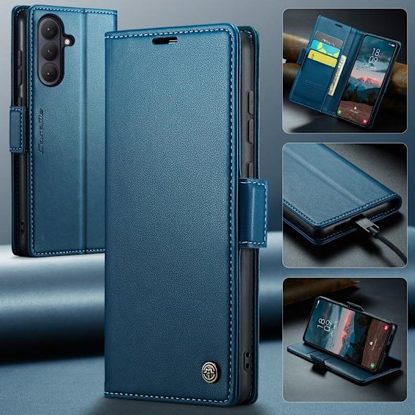 CASEME Galaxy S26 Plus Plånboksfodral RFID Blocking Blå