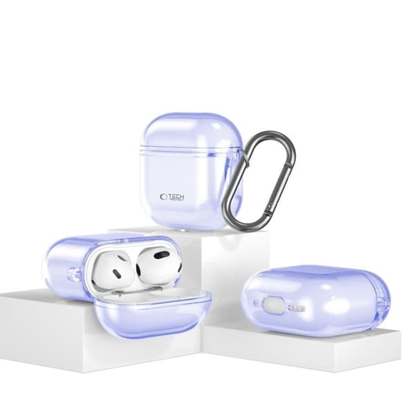 Tech-Protect Apple Airpods 4 Etui Flexair - Lilla Lila