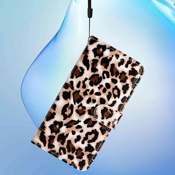 Samsung Galaxy S26 Pro Plånboksfodral Tryckt Konstläder Ställ - Leopard Print
