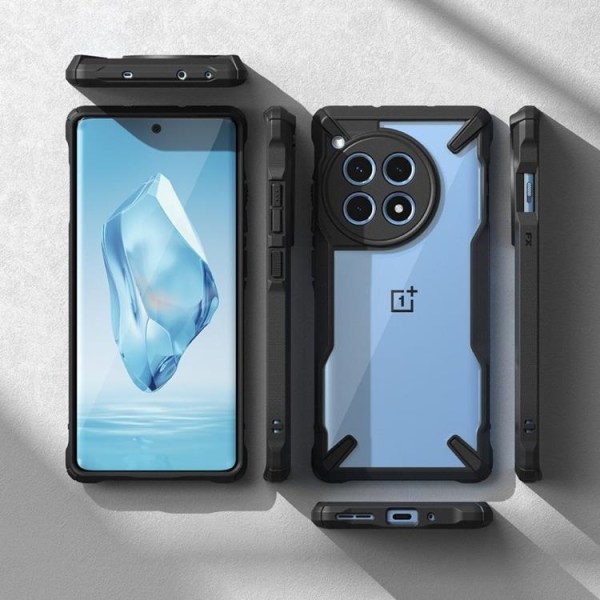 Ringke OnePlus 12R -matkapuhelinsuoja Fusion X - musta
