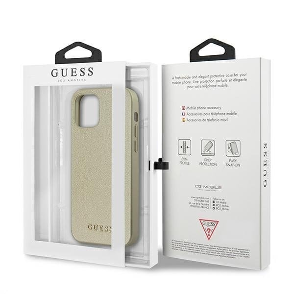 Guess iPhone 12 Pro Max Skal Iridescent - Guld Gul
