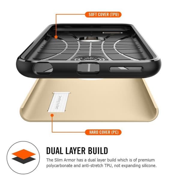 SPIGEN Slim Armor Skal till Apple iPhone 6(S) Plus (Mint) Blå