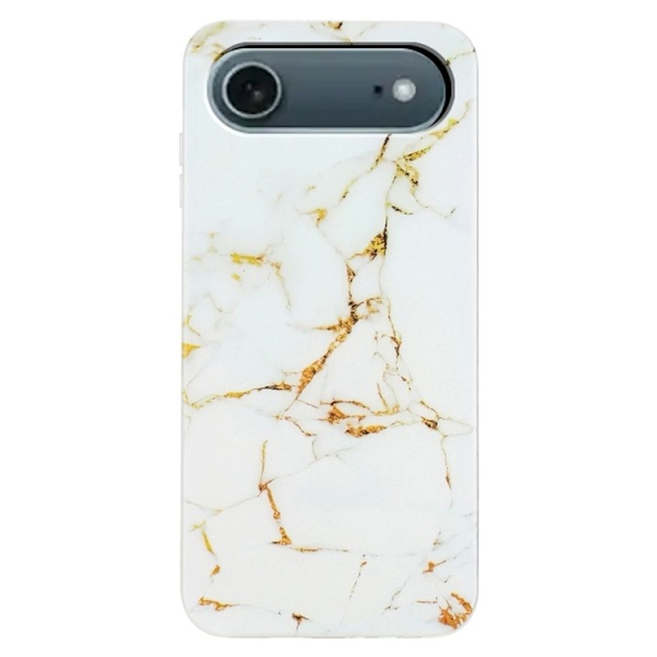 Mobilskal till iPhone Air Marble Pattern Painted TPU - Vit Vit