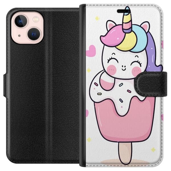 Pung Taske til Apple iPhone 13 med Happy Unicorn