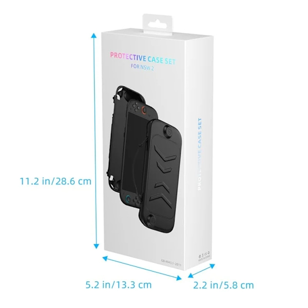 JYS Nintendo Switch 2 Mobilskal med Stativ - Svart