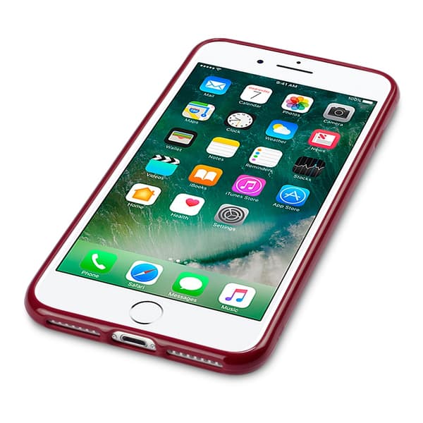 Geeli iPhone 7 Plus -kotelo - Punainen Red