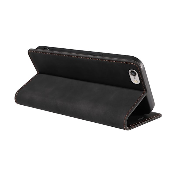 BETOPNICE 003 iPhone 6 Plus/7 Plus/8 Plus Plånboksfodral TPU+PU - Svart