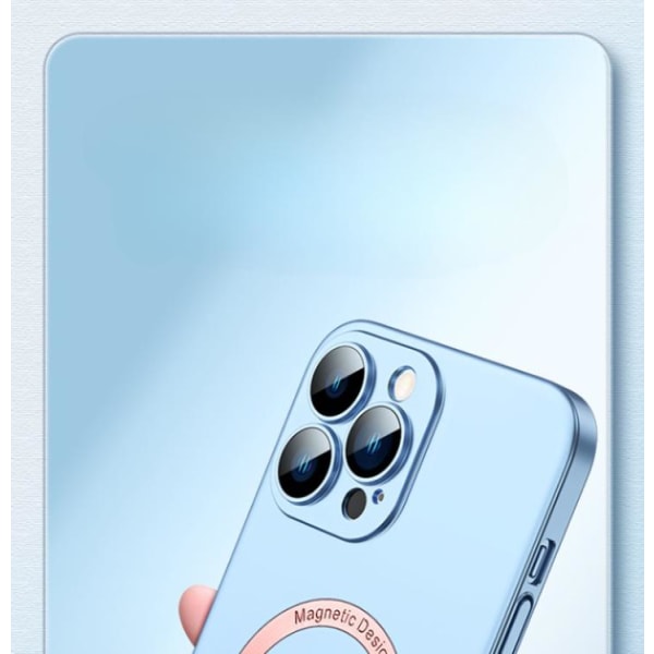 BOOM iPhone 13 Pro Max -kuori Magsafe Ultra Thin - vaaleansininen