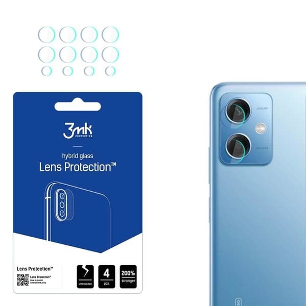 3MK Xiaomi Poco X5/Redmi Note 12    Kameralinskydd Transparent