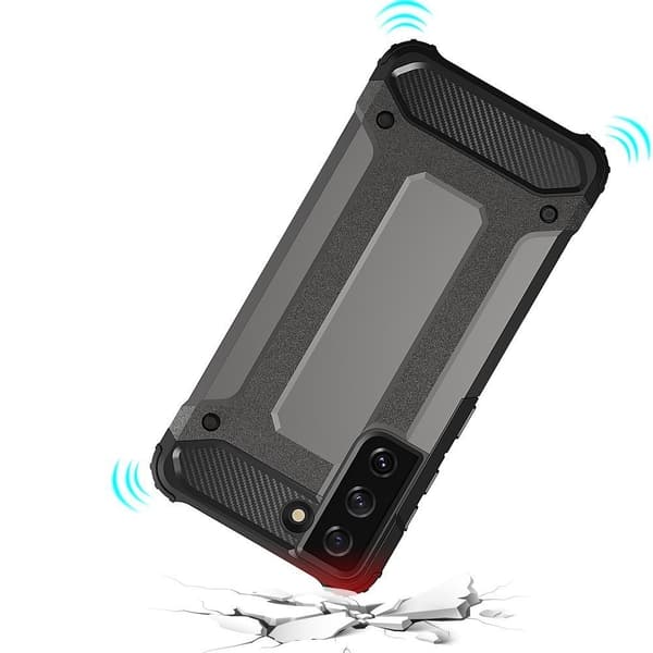 Hybrid Armor -kuori Galaxy S22 Plus - Musta Black