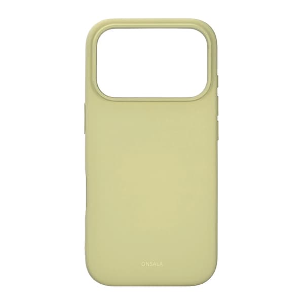 ONSALA Mobilskal till iPhone 17 Pro med Silikonkänsla - Lime Rosa