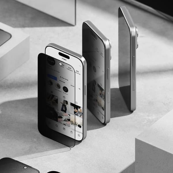 [2-Pack] Ringke iPhone 17 Pro Max Skärmskydd Härdat Glas Privacy
