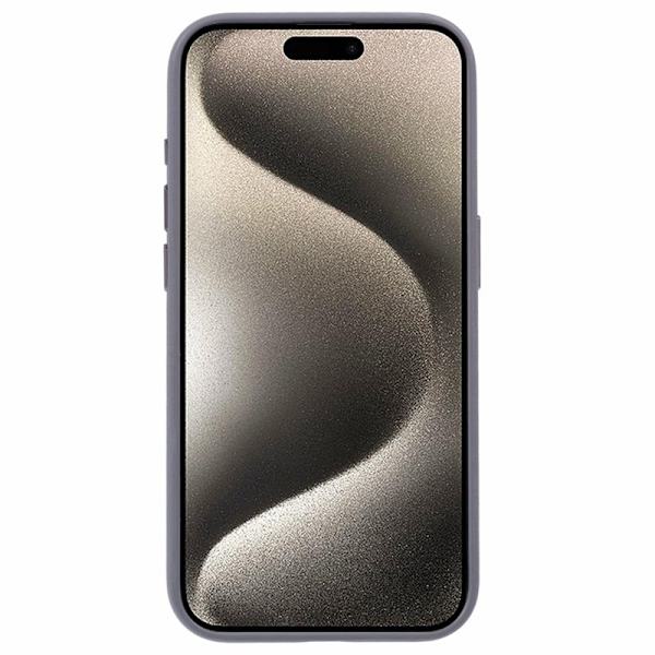 X-LEVEL Mobilskal till iPhone 15 Pro Max Anti-Scratch PU Läder Grå