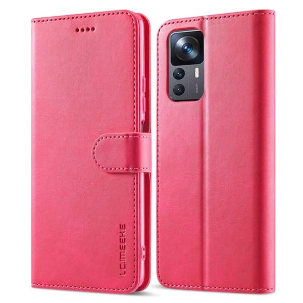 LC.IMEEKE Xiaomi 12T 5G Plånboksfodral Konstläder - Rosa