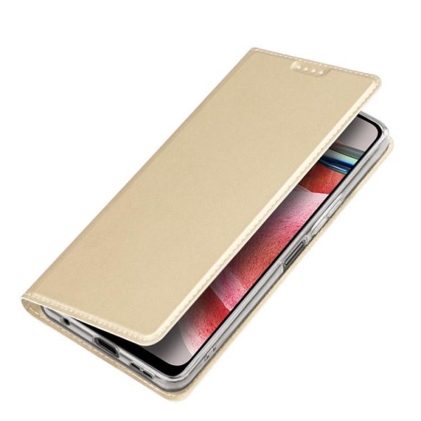 Dux Duxis Xiaomi Redmi Note 12 5G lompakkokotelo Skin Pro - kulta