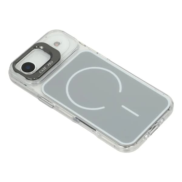 Mobilskal till iPhone Air MagSafe Lens Kickstand med Handrem Grå