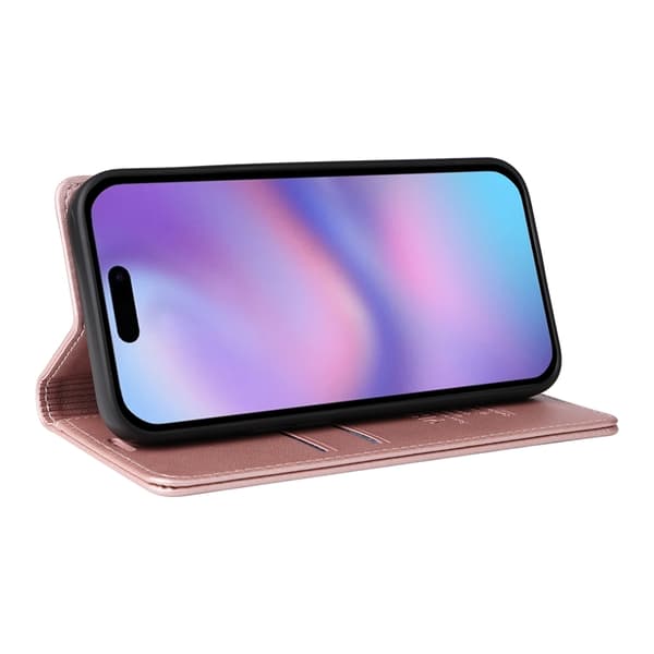 Yikatu iPhone 17 Plånboksfodral Closure - Rosa Guld Roséguld