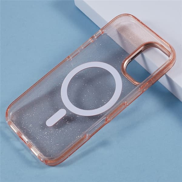 KIGC Mobilskal till iPhone 16 MagSafe Epoxy Kickstand - Guld