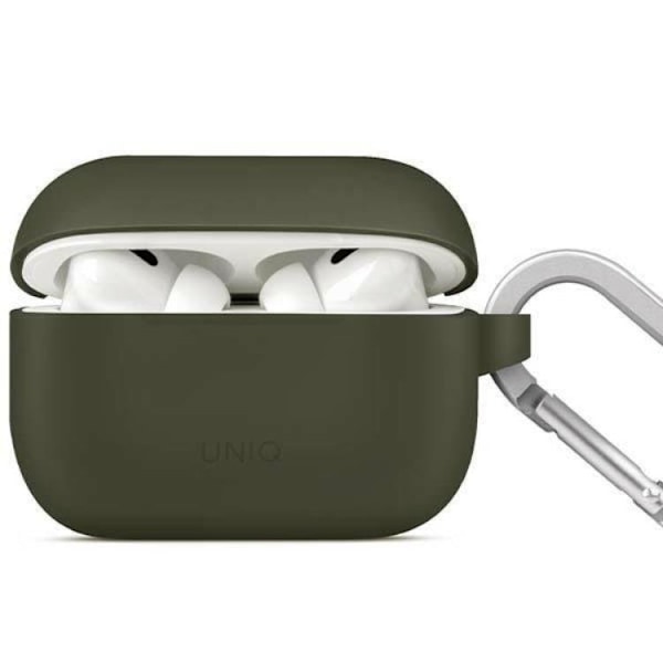 Uniq Airpods Pro 2 Skal Silicone Vencer - Moss Grön