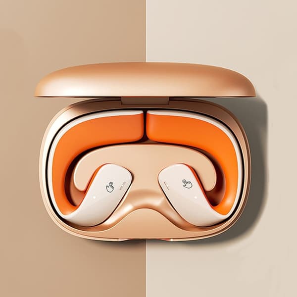 TWS Trådlösa Hörlurar On-Ear Bluetooth T22 Guld