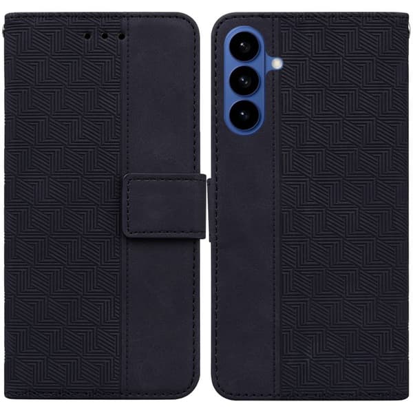 Plånboksfodral för Samsung Galaxy S26 Plus Konstläder med handledsrem - Svart