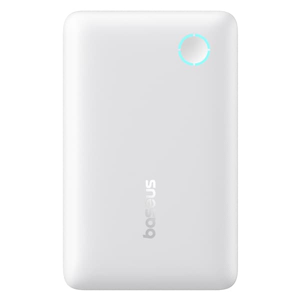 Baseus Powerbank 10000mAh 15W med USB-C Kabel 3m - Vit Vit