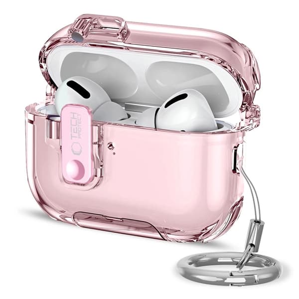 Tech-Protect Taske til Apple Airpods Pro 3 Bounce Pro - Lyserød Rosa