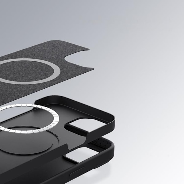 Nillkin iPhone 14 Plus Skal CamShield Silky Silicone - Blå