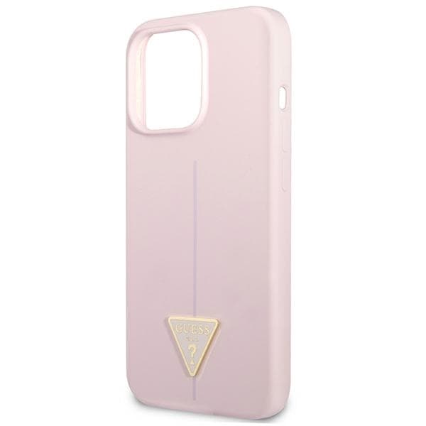 Guess Mobilskal till iPhone 13 Pro / 13 MagSafe Silicone Triangle - Lila