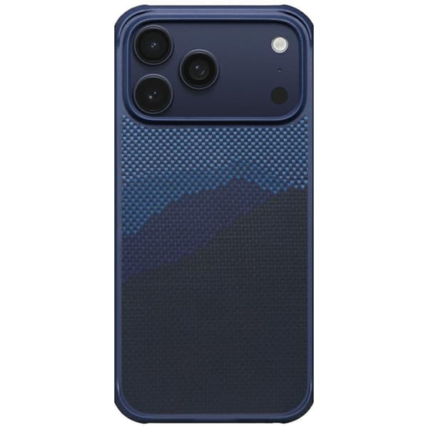 PITAKA Telefontaske til iPhone 17 Pro Max MagSafe StarPeak Aramid ProGuard Blå